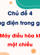Chủ đề 4 - Bài 15 Máy điều hòa không khí một chiều